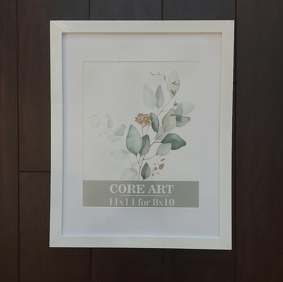 CORE ART 11x14 White Picture Frame 8x10 with Mat or 11x14 without - Picture 5 of 6